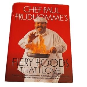 Chef Paul Prudhomme's Fiery Foods I Love Morrow Home Kitchen Cookbooks